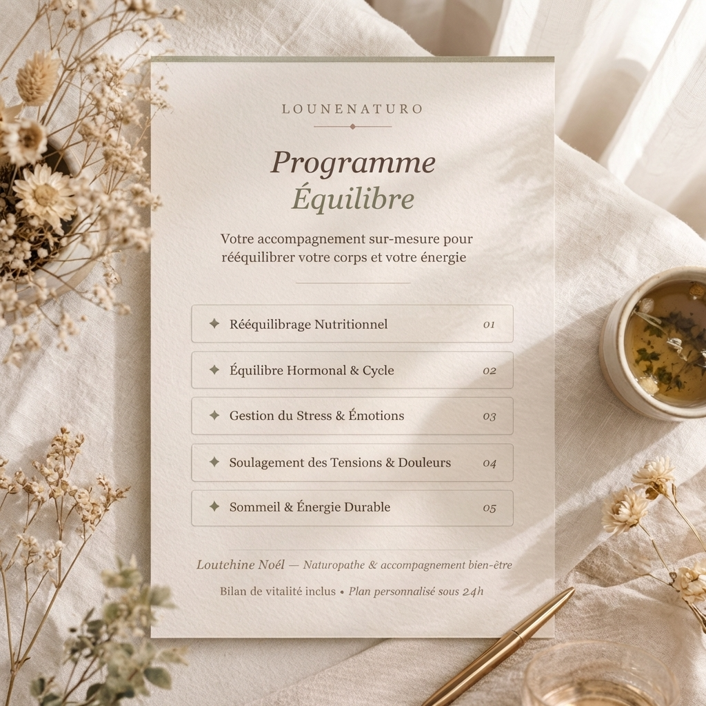 Aperçu du Programme Équilibre LouneNaturo